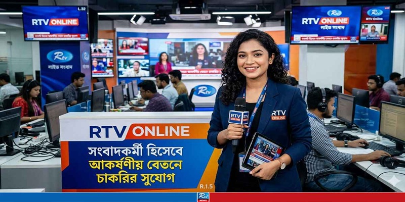 আরটিভি অনলাইনে আকর্ষণীয় বেতনে বিশাল চাকরির সুযোগ
